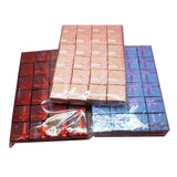 24Pcs Colorful Paper Jewelry Packing Box Wedding Earrings Stud Organizer