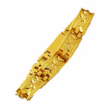 24k Filled 12MM Watch Belt Shape Bracelet for Men Long
