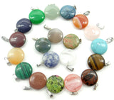 24pcs Cherry Quartz Pendants for DIY Necklace Making