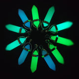 24pcs Luminous Stone Pillar Charms Pendants for Jewelry Making