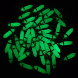 24pcs Luminous Stone Pillar Charms Pendants for Jewelry Making