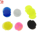 24pcs Jewelry Display 38mm Plastic Ring Sheet Multicolor Ring Holder