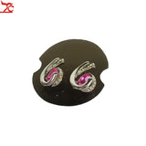 24pcs Jewelry Display 38mm Plastic Ring Sheet Multicolor Ring Holder