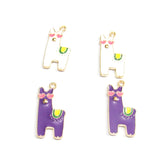 30pcs Small Zinc Alloy Alpaca Charms for DIY Jewelry Making