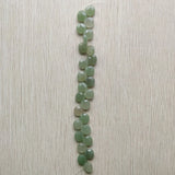26pcs Natural Stone Water Drop Cut Beads 13mm for Jewelry Making