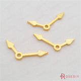 27*10mm Clock hands Zinc Alloy Charms Pendants Diy Jewelry Findings Accessories