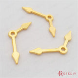 27*10mm Clock hands Zinc Alloy Charms Pendants Diy Jewelry Findings Accessories