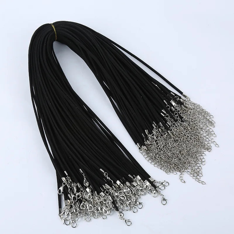 27mm 30pcs Velvet Cord Necklace Rope DIY Jewelry Accessories