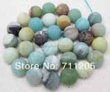28pcs 14mm Natural Amazonite Round Beads