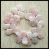 28pcs Opal Rose Quartz Aventurine Teardrop Beads 13X18mm
