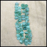 28pcs Opal Rose Quartz Aventurine Teardrop Beads 13X18mm