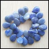 28pcs Opal Rose Quartz Aventurine Teardrop Beads 13X18mm