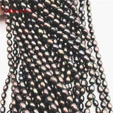 2PCS Freshwater Green Gray Pearl 4-5mm Loose Beads