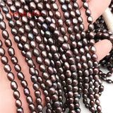 2PCS Freshwater Green Gray Pearl 4-5mm Loose Beads