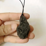 2Pcs/Lot Meteorolite Bead Pendant, Natural Star Stone 35mm, Irregular Shape