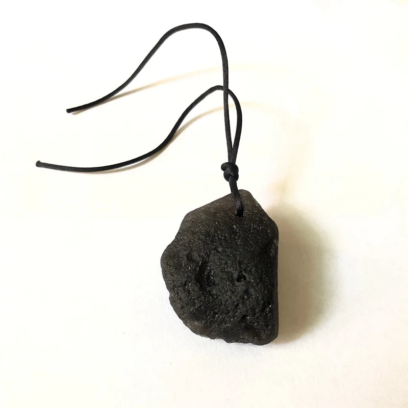 2Pcs/Lot Meteorolite Bead Pendant, Natural Star Stone 35mm, Irregular Shape