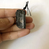 2Pcs Tourmaline Bead Pendant Irregular Shape Gemstones
