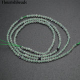 2mm Faceted Diamond Cutting Fluorite Stone Round Loose Beads