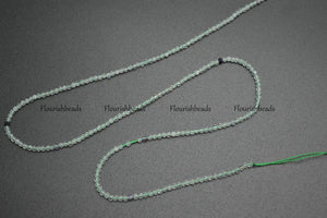 2mm Faceted Diamond Cutting Fluorite Stone Round Loose Beads
