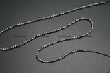 2mm Faceted Diamond Cutting Natural Fluorite Stone Round Beads