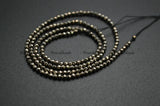2mm Faceted Diamond Cutting Natural Fluorite Stone Round Beads