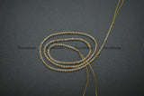 2mm Citrine Yellow Quartz Faceted Beads