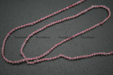 2mm Rose Quartz Faceted Diamond Cutting Round Loose Beads