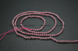 2mm Rose Quartz Faceted Diamond Cutting Round Loose Beads