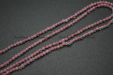 2mm Rose Quartz Faceted Diamond Cutting Round Loose Beads
