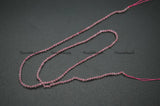 2mm Rose Quartz Faceted Diamond Cutting Round Loose Beads