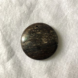 2pcs Bronzite Stone Bead 35mm Round Pendant for Necklace