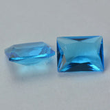 Dark Sea Rectangle Glass Stone Beads 13x18mm for Jewelry