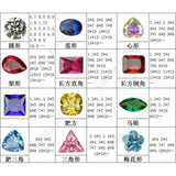 Glass Synthetic Gems Rectangle Cut 13x18mm Loose Glass Stone