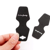 100PCS Jewelry Display Package Cards Holders Tags 3.2*8cm Paper Fold Card