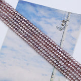 Pink Purple Potato Freshwater Pearl Strands 3.5-4mm