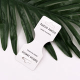 Necklace Display Fold Card 100PCS Jewelry Packaging Hanger Tags