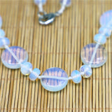 Natural Opal Oblate Jewelry Power Stone Necklace