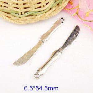 30 Pcs Vintage Metal Alloy Charm Pendant Finding DIY Crafts Jewelry Accessories