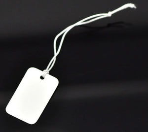 300 String Jewelry Label Paper Pricing Tags 2.5x1.5cm