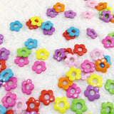 300Pcs 19mm Acrylic Flower Beads Jewelry Accessories Kids DIY Necklace Bracelet