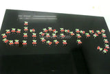 30PCS Rhinestone Cherry Floating Charms for Memory Glass Locket Necklace