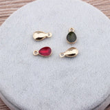 30PCS Water Drop Pendant Charms for Necklaces, Jewelry Making