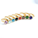 30Pcs/Lot Large Zircon Stainless Steel Ring Set for Women