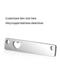 30pc Stainless Steel Love Mum Charms Pendant DIY Jewelry Making