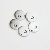 30pc DIY Sun Moon Stainless Steel Charms Pendants Jewelry Components