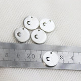 30pc DIY Sun Moon Stainless Steel Charms Pendants Jewelry Components