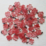 30pcs Natural Stone Cross Shape Pendants for DIY Jewelry Making
