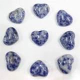 30pcs Natural Sand Stone Heart-shaped Cabochons 15x18mm DIY Jewelry Making