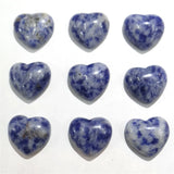 30pcs Cherry Quartz Heart Cabochons 15x18mm