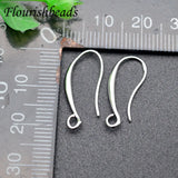 30pcs Nickle Hight Rhodium Earring Hook Earring Earwire DIY Jewelry Finding